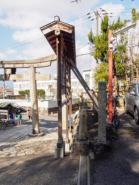 粟田神社 駐輪