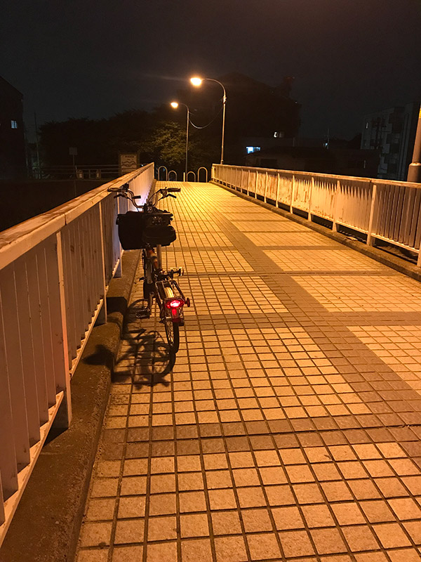 深夜サイクリング